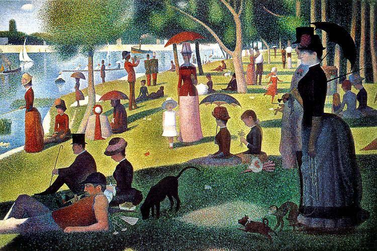 Georges Seurat Sunday Afternoon on the Island of La Grande Jatte, oil painting picture